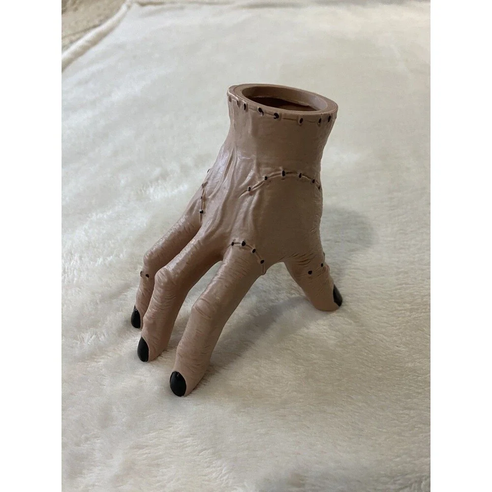 Wednesday Addams Thing Hand Succulent Planter Desk Vase Pencil Holder Halloween